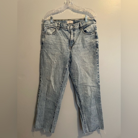 PacSun Women’s Distressed Light Wash 90s Stretch Straight Leg Denim NWOT Size 30 - Picture 10 of 16